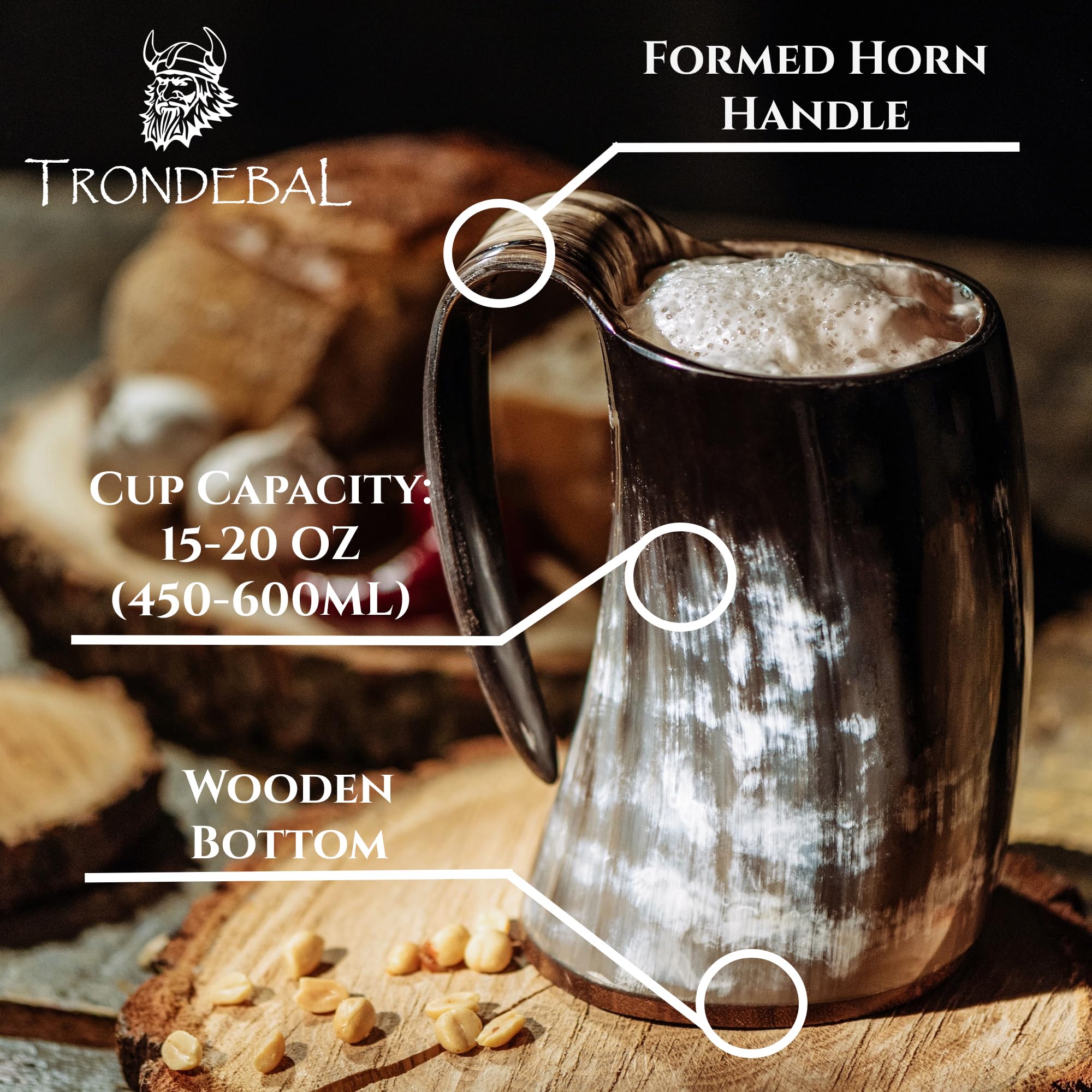 Amazon | Viking ドリンクホーンマグ - 男性へのユニークな